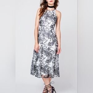 Glamorous Sequin Fit & Flare "Rachel Roy" Midi Dress – Size 2